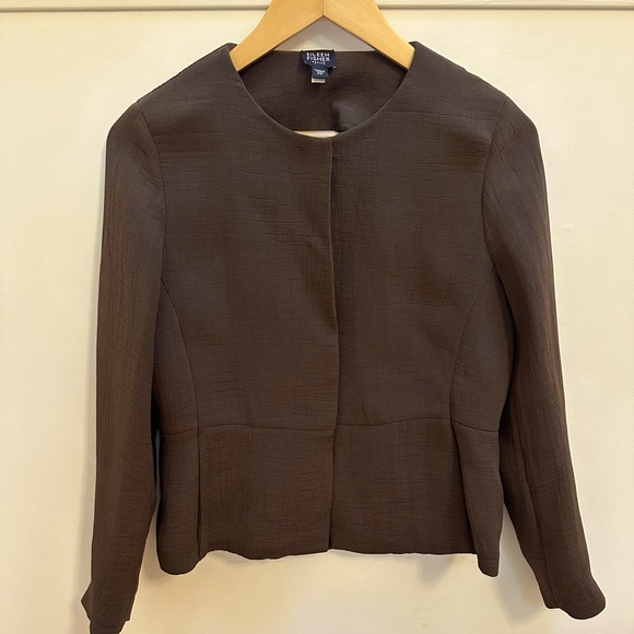 EUC Eileen Fisher short olive jacket - Picture 1 of 5